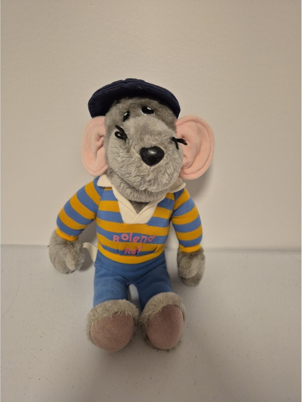Roland Rat Superstar Plush Toy Vintage Hasbro 1983 Breakfast TV 15" Mouse Rodent